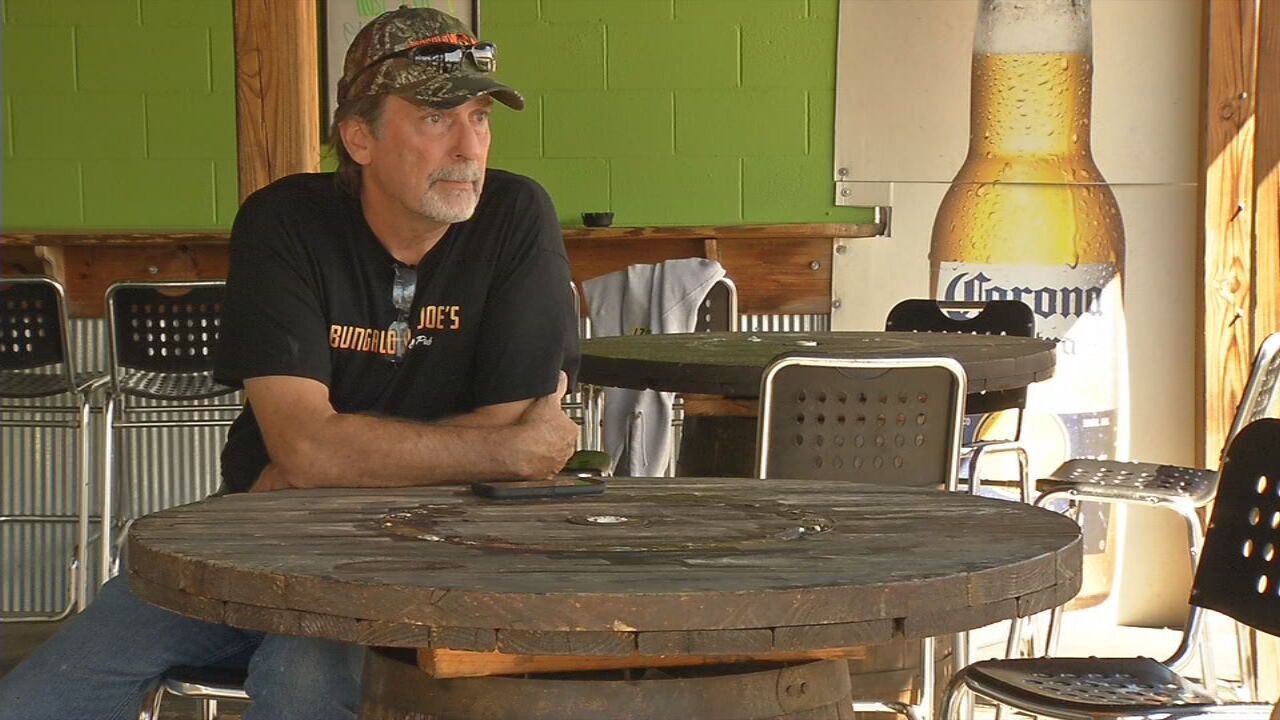 Joe Bishop, owner of Bungalow Joe’s Bar and Grill